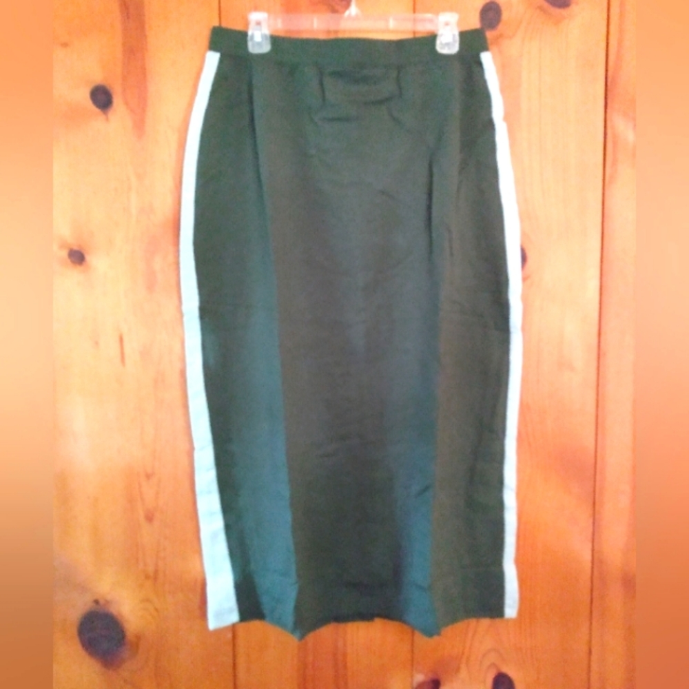 D&Co French Terry Skirt Color-Block NWOT